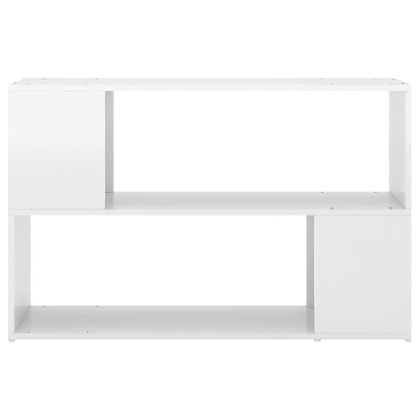 vidaXL bogreol 100x24x63 cm spånplade hvid højglans