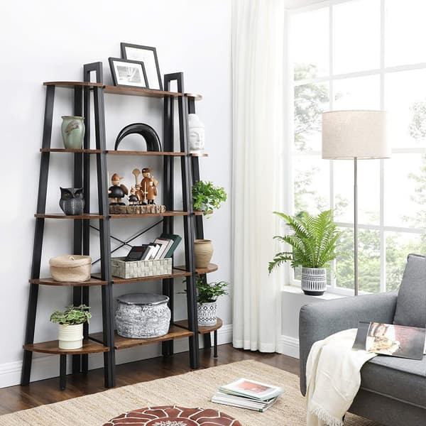 Steghylla Industriell design - Bokhylla med 5 hyllplan