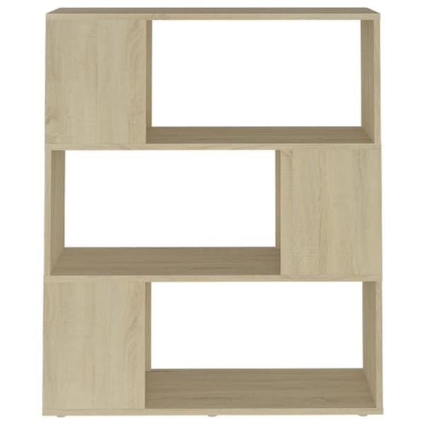 vidaXL Bokhylle/romdeler sonoma eik 80x24x94 cm sponplate