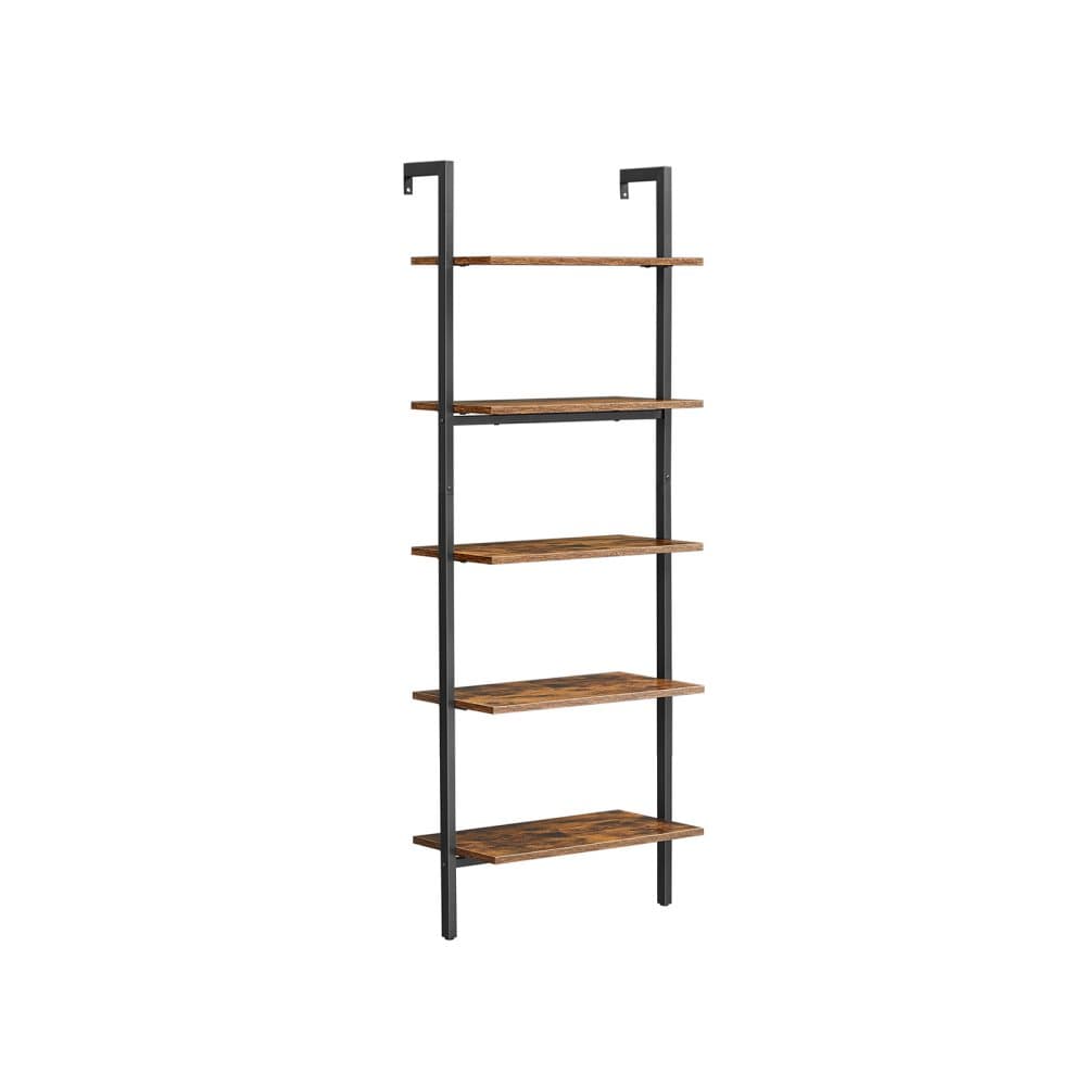 Segenns stående hylla - Bokhylla - Stegehylla - 5 hyllor - Bokförvaring - Dekoration - Vardagsrum - Kontor - Sovrum - Industriell design - Vintage Bru