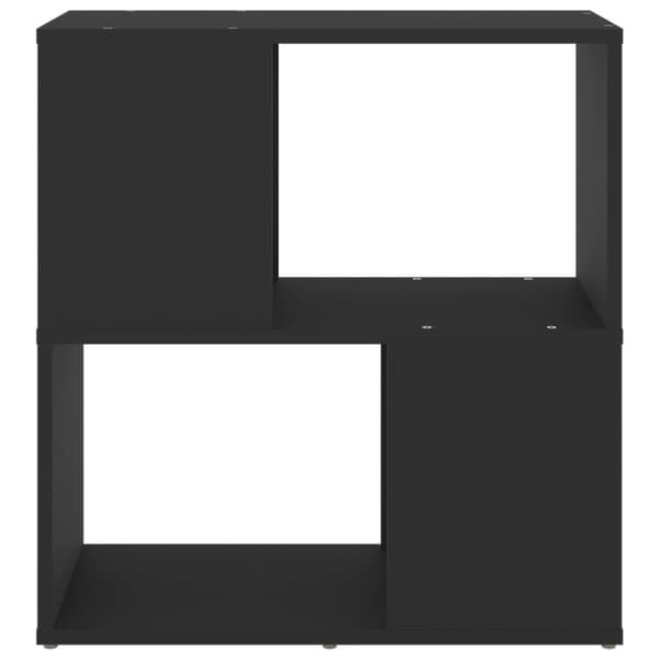 vidaXL Bokhylla svart 60x24x63 cm spånskiva