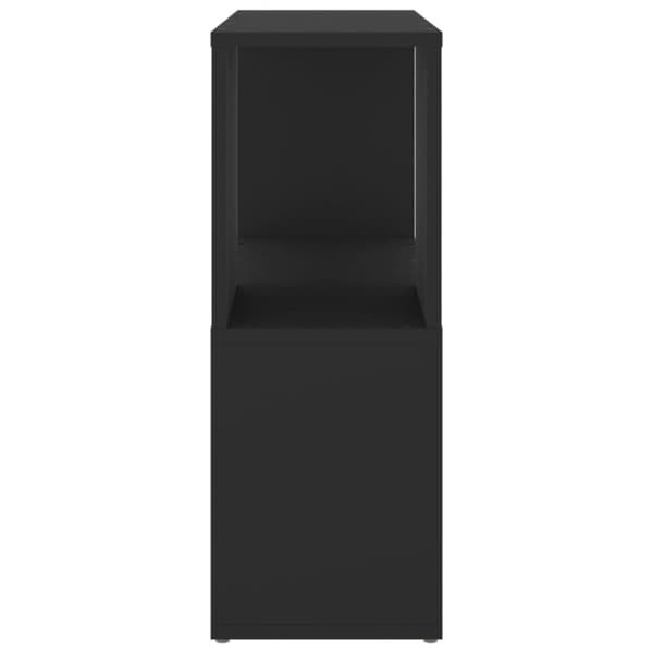 vidaXL Bokhylla svart 60x24x63 cm spånskiva