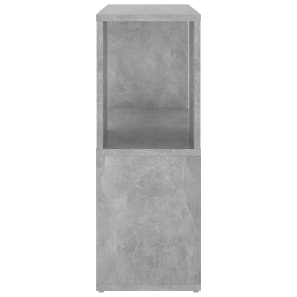 vidaXL bogreol 60x24x63 cm spånplade betongrå