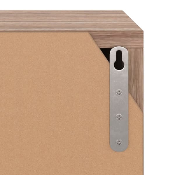 vidaXL bogreol 60x27,5x59,5 cm spånplade grå sonoma-eg