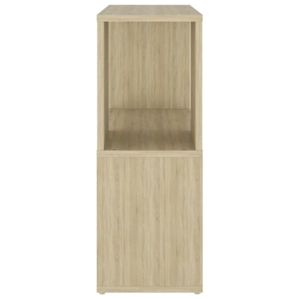 vidaXL bogreol 60x24x63 cm spånplade sonoma-eg
