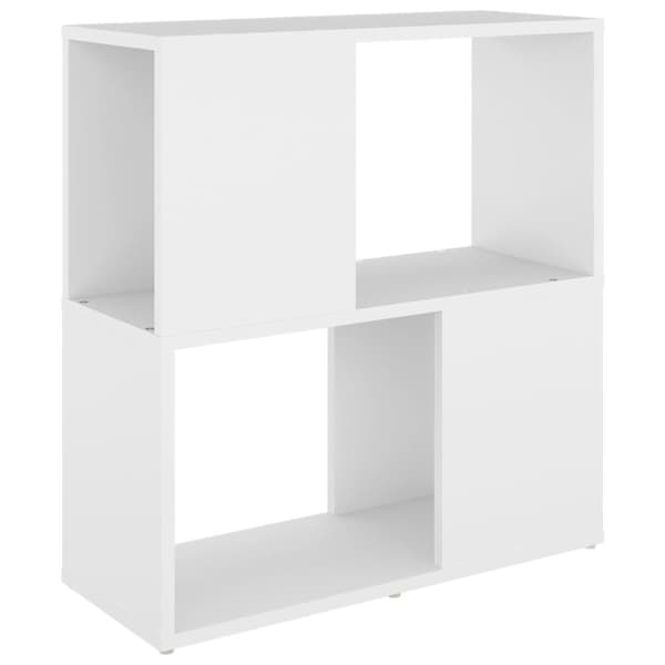 vidaXL bogreol 60x24x63 cm spånplade hvid