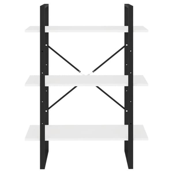 vidaXL bogreol 80x30x105 cm konstrueret træ hvid