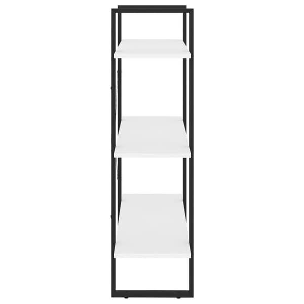 vidaXL bogreol 80x30x105 cm konstrueret træ hvid