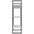 Miniatyrbillede 6 af 10: vidaXL bogreol 100x30x105 cm spånplade hvid