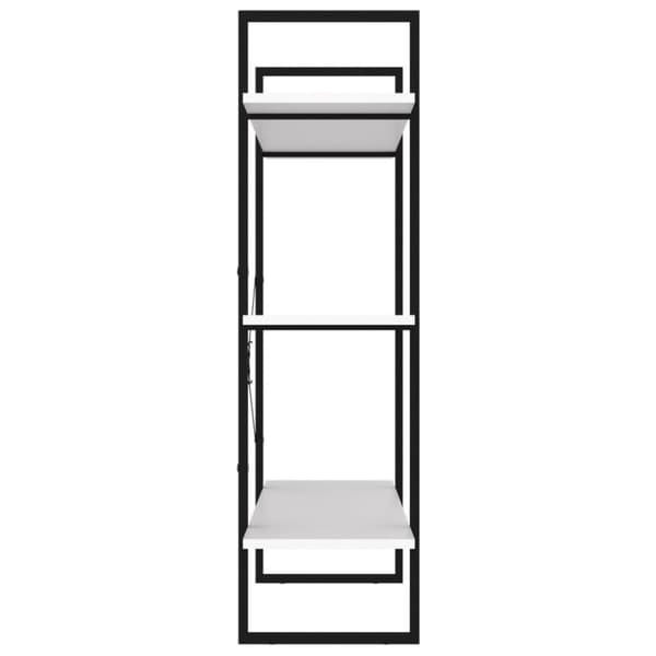 vidaXL bogreol 100x30x105 cm spånplade hvid