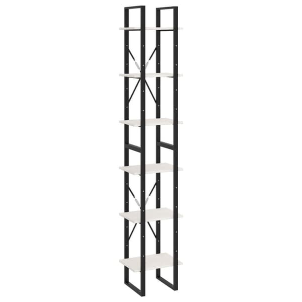 vidaXL Høyskap hvit 40x30x210 cm heltre furu