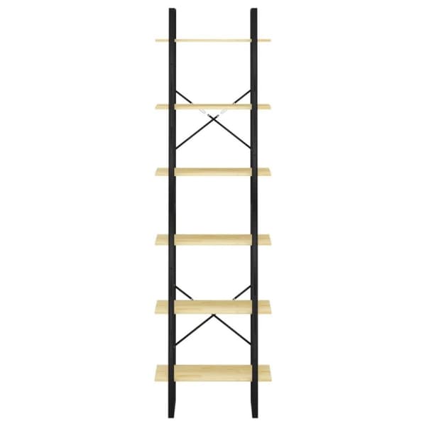vidaXL opbevaringsreol 60x30x210 cm massivt fyrretræ