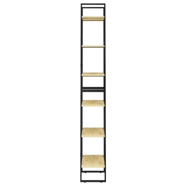 vidaXL opbevaringsreol 60x30x210 cm massivt fyrretræ