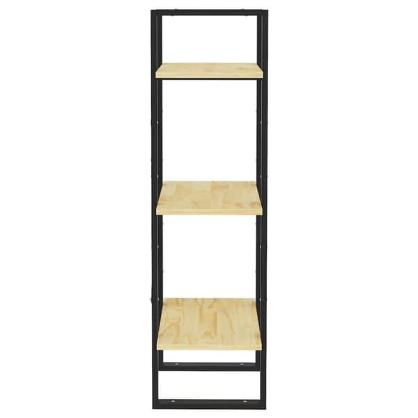 vidaXL bogreol 40x30x105 cm 3 hylder massivt fyrretræ