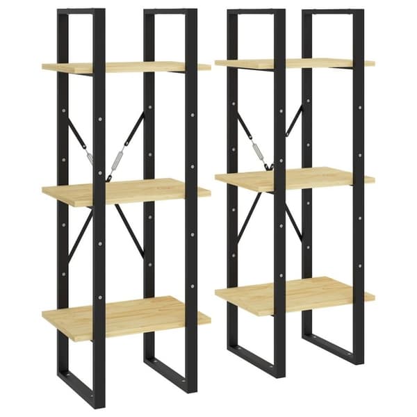 vidaXL Høyskap 40x30x210 cm heltre furu