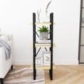 Miniatyrbilde 4 av 10: vidaXL Bokhylle 3 nivåer 40x30x105 cm heltre furu