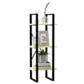 Miniatyrbilde 5 av 10: vidaXL Bokhylle 3 nivåer 40x30x105 cm heltre furu