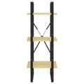 Miniatyrbilde 6 av 10: vidaXL Bokhylle 3 nivåer 40x30x105 cm heltre furu