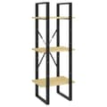 Miniatyrbilde 1 av 10: vidaXL Bokhylle 3 nivåer 40x30x105 cm heltre furu