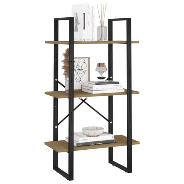 vidaXL Oppbevaringshylle 60x30x105 cm heltre furu