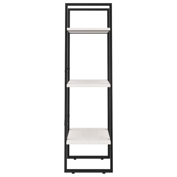 vidaXL Förvaringshylla vit 60x30x105 cm massiv furu