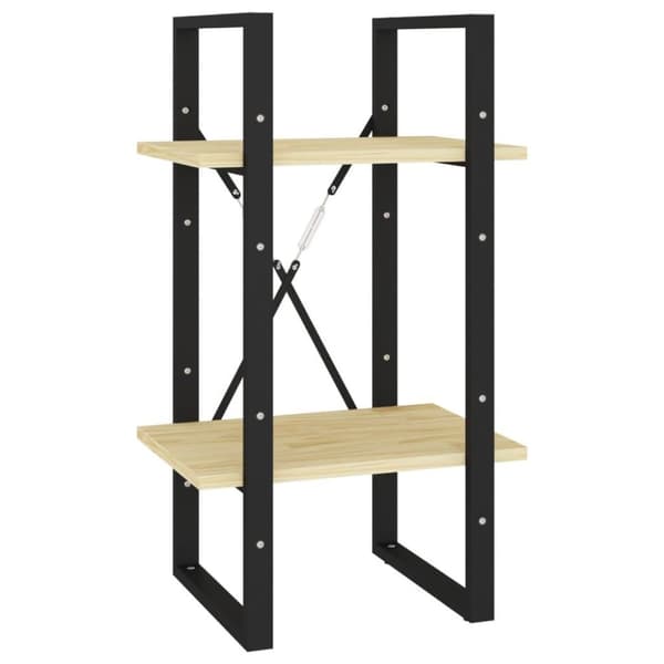 vidaXL bogreol 40x30x175 cm 5 hylder massivt fyrretræ