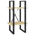 Miniatyrbilde 5 av 9: vidaXL Bokhylle 5 etasjer brun 40x30x175 cm furu