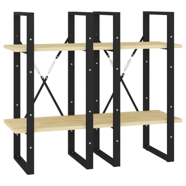 vidaXL bogreol 40x30x140 cm 4 hylder massivt fyrretræ