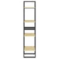 Miniatyrbillede 7 af 11: vidaXL bogreol 40x30x140 cm 4 hylder massivt fyrretræ