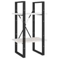 Miniatyrbillede 5 af 9: vidaXL bogreol med 5 hylder 40x30x175 cm fyrretræ hvid