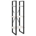 Miniatyrbillede 6 af 9: vidaXL bogreol med 5 hylder 40x30x175 cm fyrretræ hvid