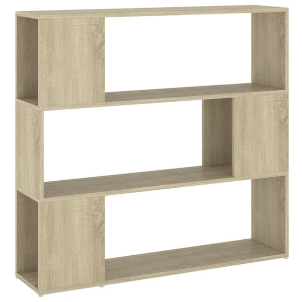 vidaXL bogskab/rumdeler 100x24x94 cm spånplade sonoma-eg