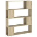 Miniatyrbillede 1 af 8: vidaXL bogskab/rumdeler 100x24x124 cm spånplade sonoma-eg