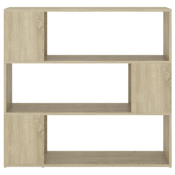 vidaXL Bokhylla Rumsavdelare sonoma-ek 100x24x94 cm