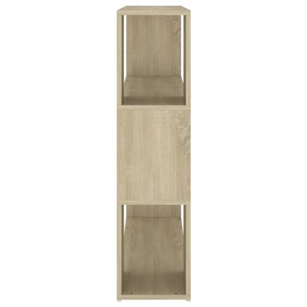 vidaXL Bokhylla Rumsavdelare sonoma-ek 100x24x94 cm
