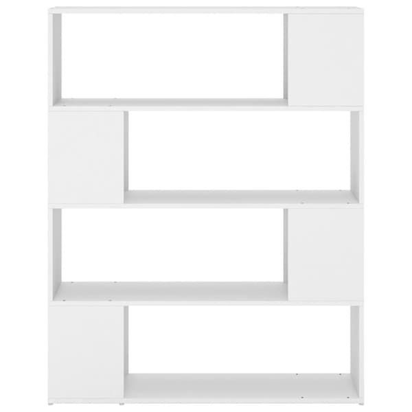 vidaXL Bokhylla Rumsavdelare vit 100x24x124 cm