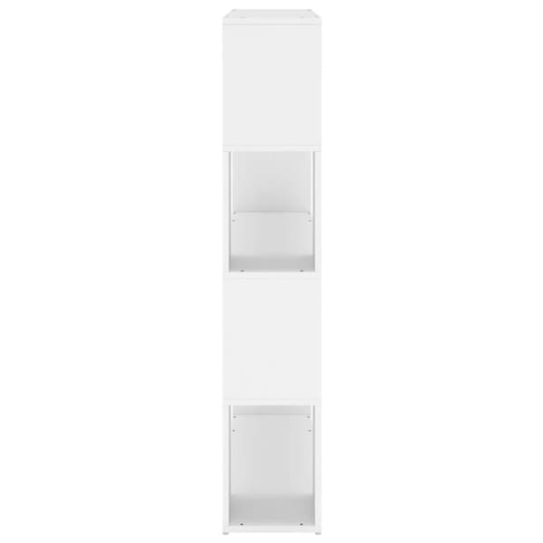 vidaXL Bokhylla Rumsavdelare vit 100x24x124 cm