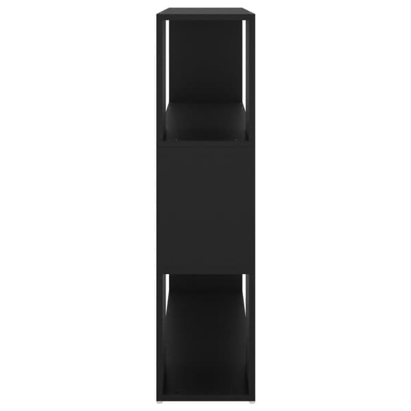vidaXL bogskab/rumdeler 100x24x94 cm spånplade sort