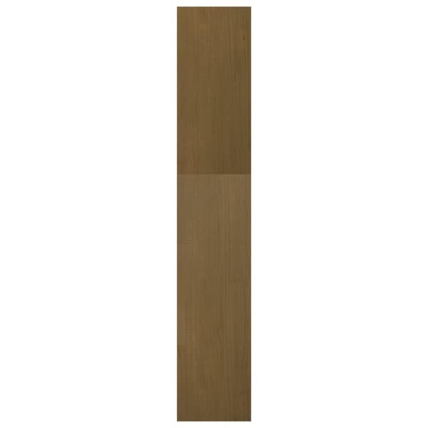 vidaXL bogreol/rumdeler 40x30x167,5 cm massivt fyrretræ gyldenbrun