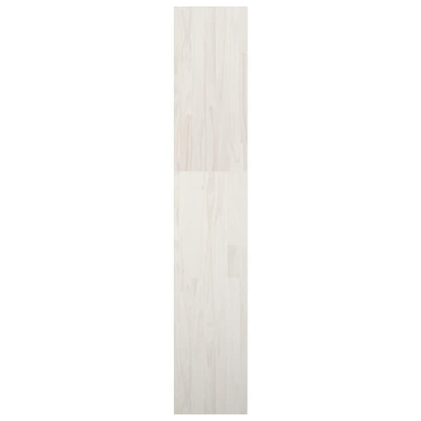 vidaXL Bokhylle/romdeler 40x30x167,5 cm hvit heltre furu