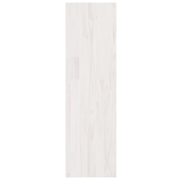 vidaXL bogskab/rumdeler 40x30x103,5 cm massivt fyrretræ hvid