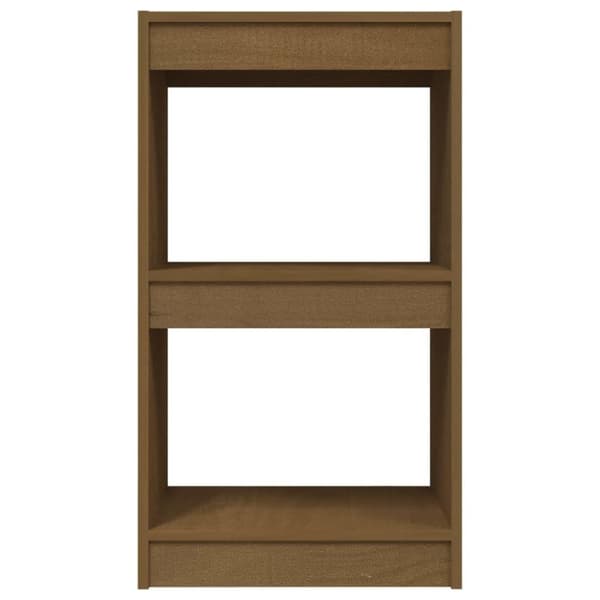 vidaXL Bokhylla honungsbrun 40x30x71,5 cm massiv furu