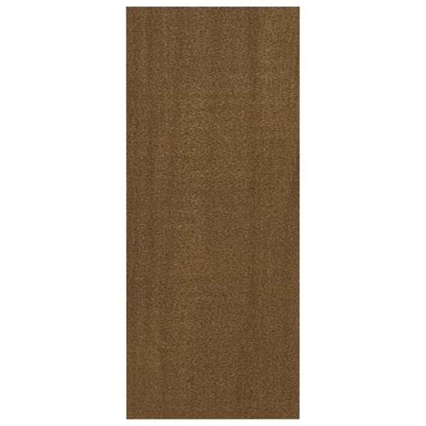 vidaXL Bokhylla honungsbrun 40x30x71,5 cm massiv furu