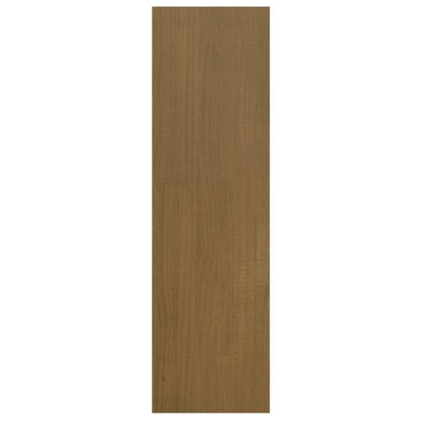 vidaXL bogreol/rumdeler 40x30x103,5 cm fyrretræ gyldenbrun