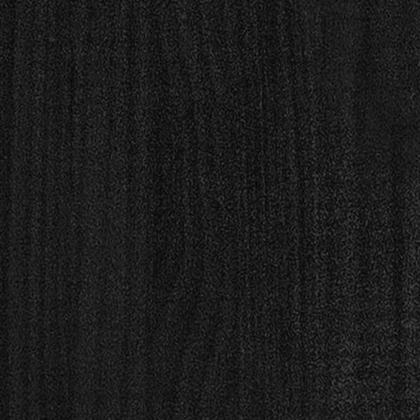 vidaXL bogskab/rumdeler 100x30x103 cm massivt fyrretræ sort