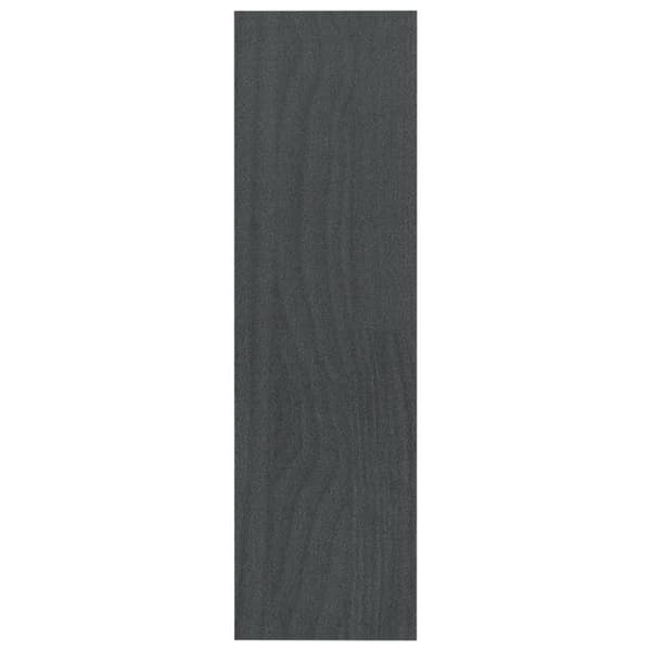 vidaXL bogskab/rumdeler 100x30x103 cm massivt fyrretræ grå