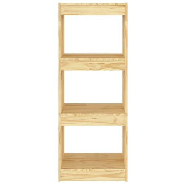 vidaXL Bokhylle/romdeler 40x30x103,5 cm heltre furu