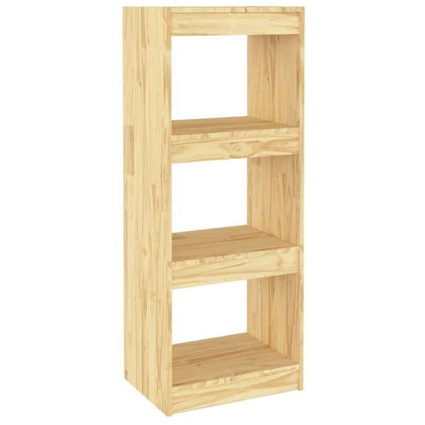 vidaXL Bokhylle/romdeler 40x30x103,5 cm heltre furu