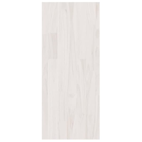 vidaXL bogreol/rumdeler 100x30x71,5 cm fyrretræ hvid