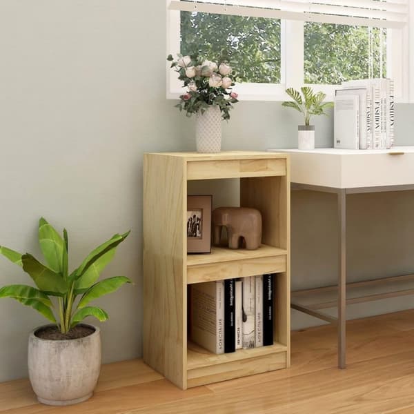 vidaXL Bokhylle 40x30x71,5 cm heltre furu